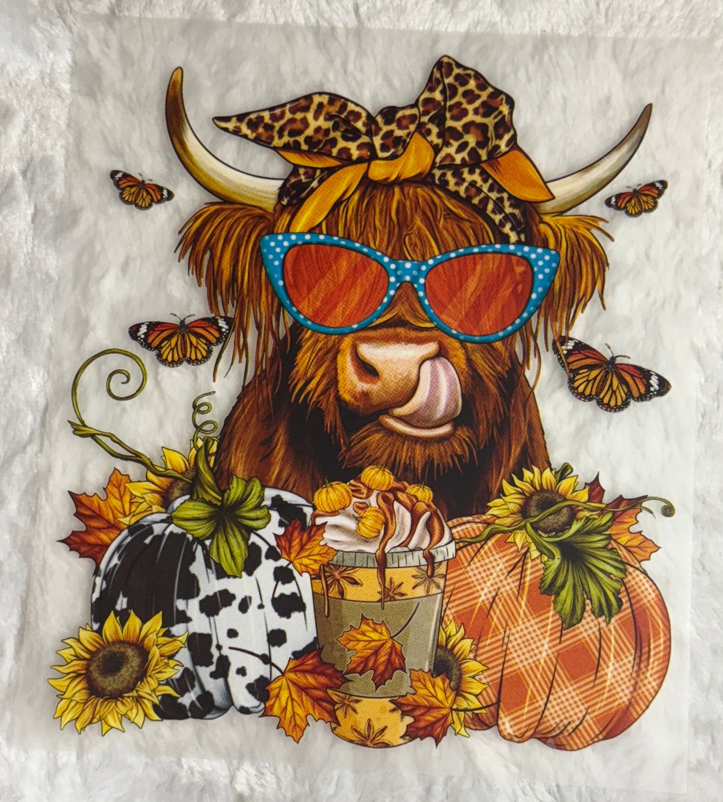 Fall Highland Cow