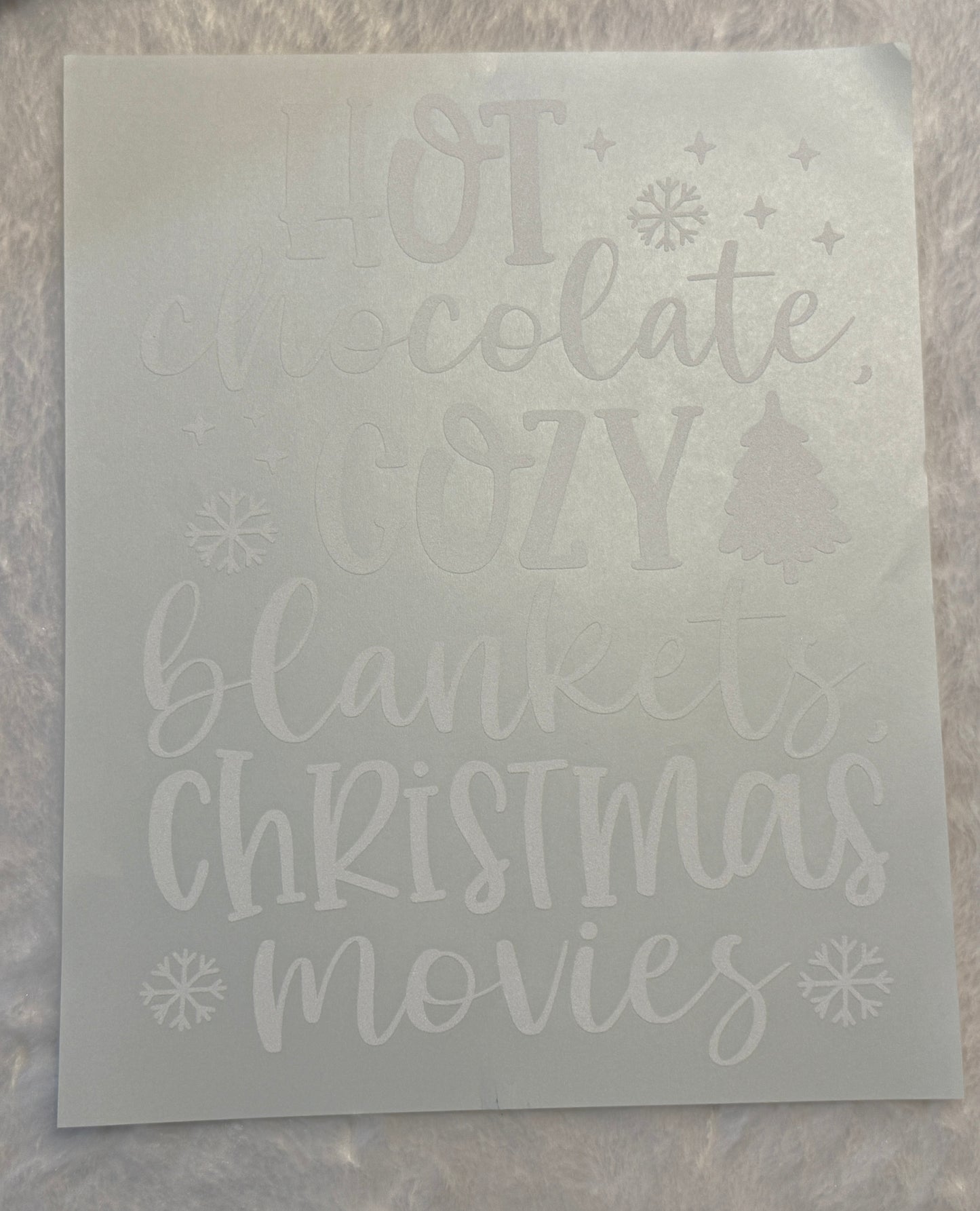 Hot Chocolate Cozy Blankets Christmas Movies