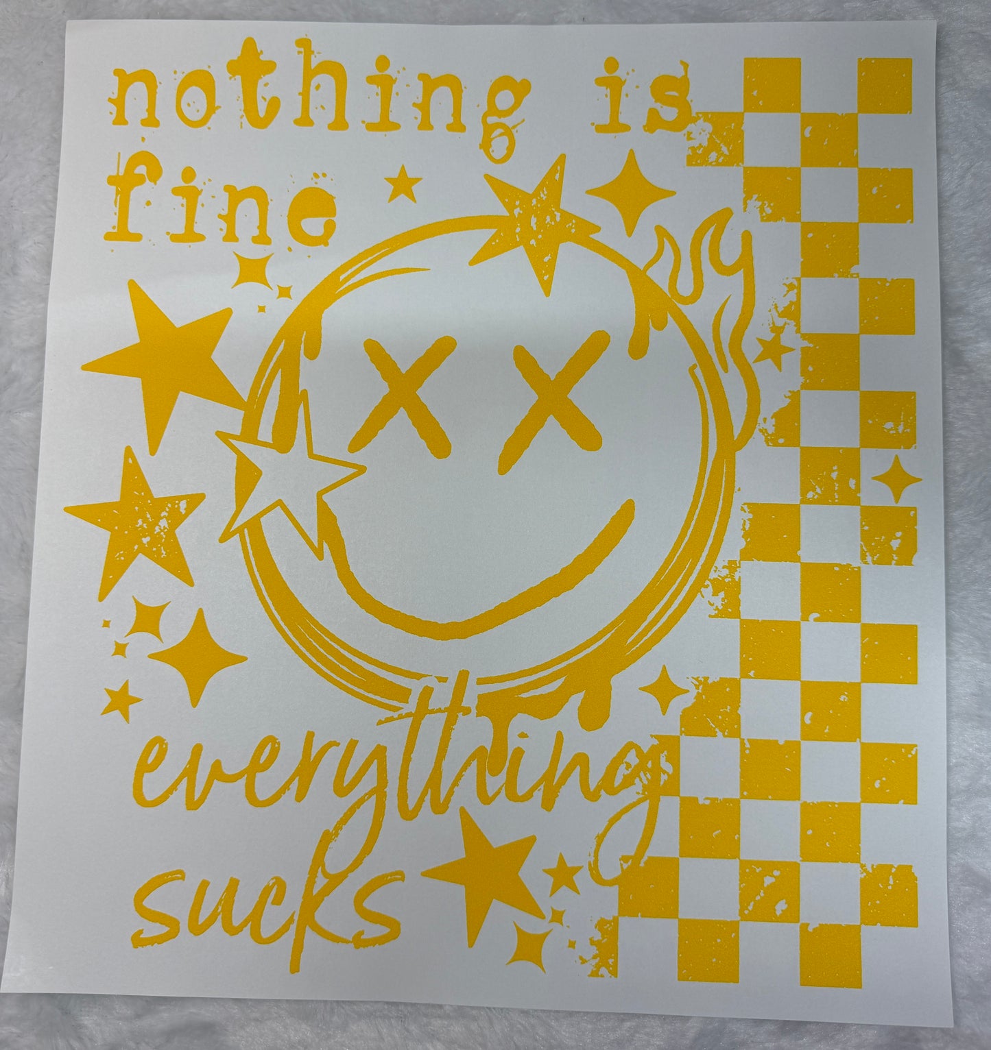 Nothing is fine everything sucks