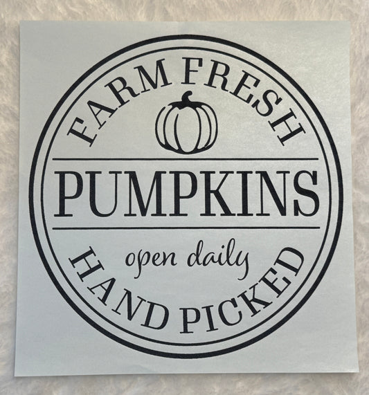 Farm Fresh Pumpkins
