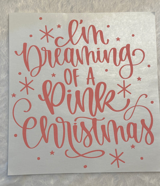 I'm Dreaming Of A Pink Christmas