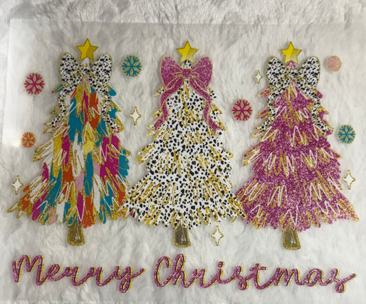 Merry Christmas with trees