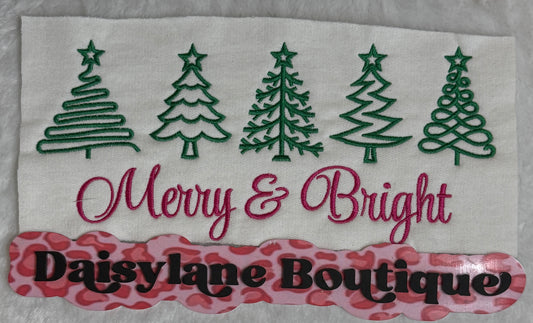 Merry and Bright Embroidery