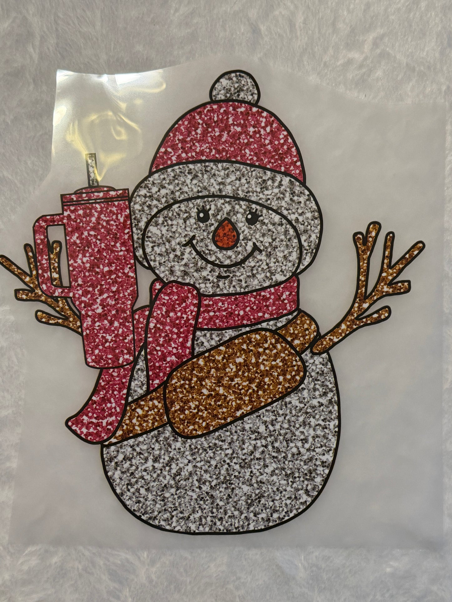 Glitter Snowman