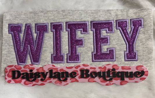 Wifey Embroidery
