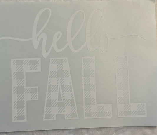 Hello Fall Plaid