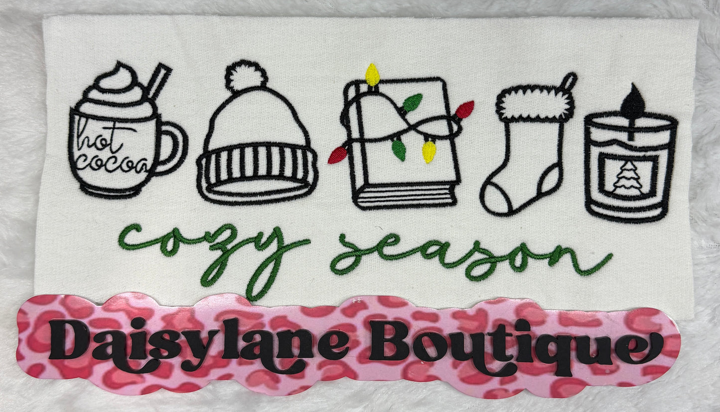 Cozy Season with Christmas Icons Embroidery