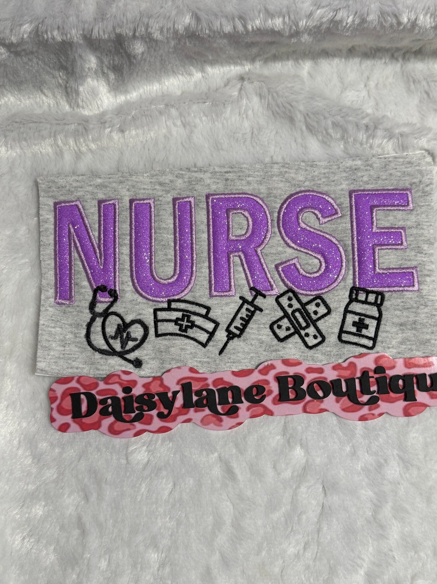 Nurse with icons Embroidery