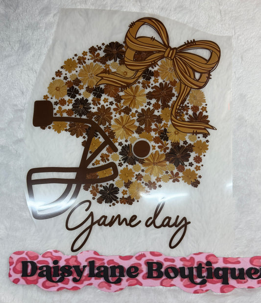 Game Day Floral Helmet