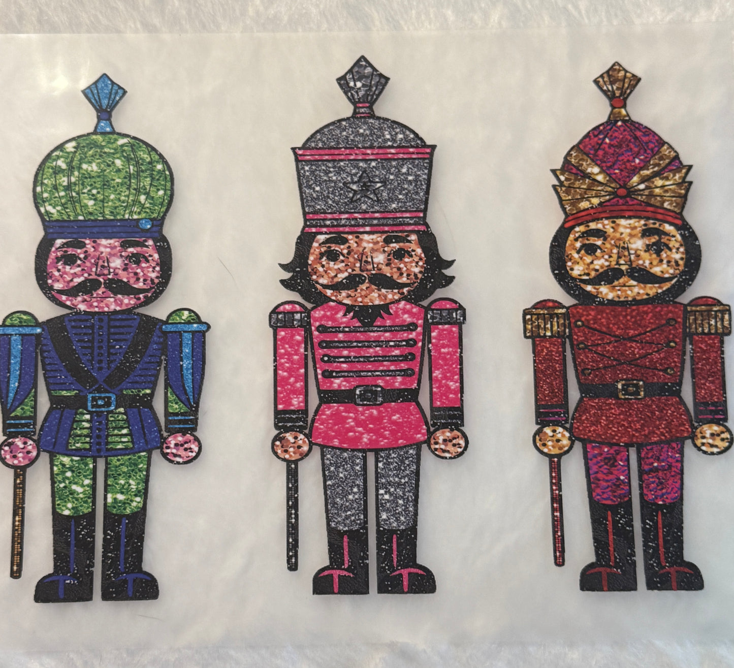 Glitter Nutcrackers