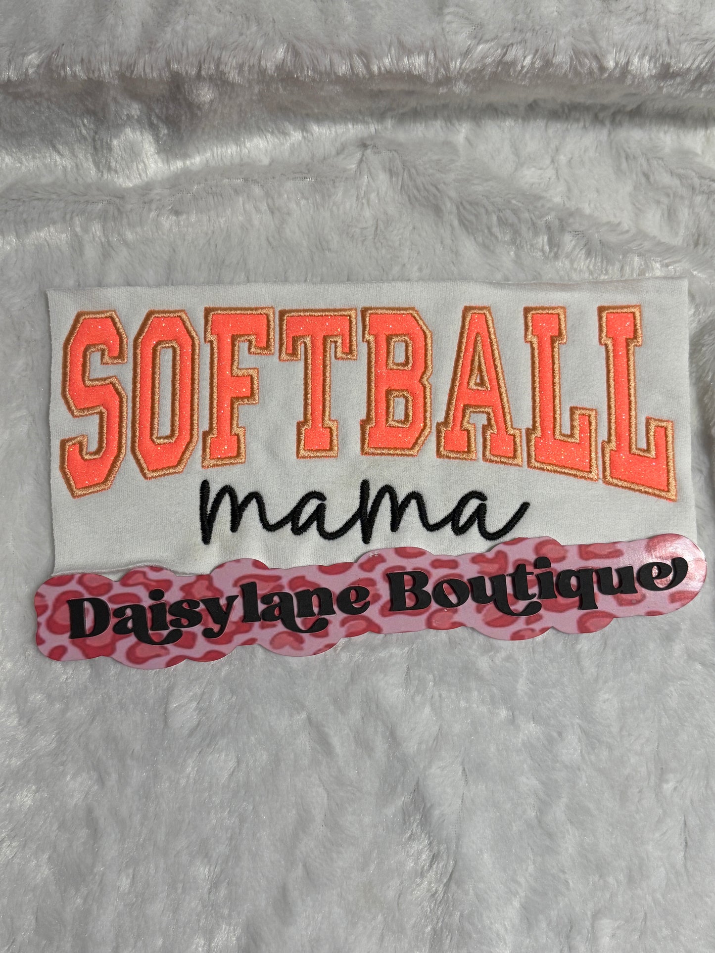 Softball Mama Embroidery