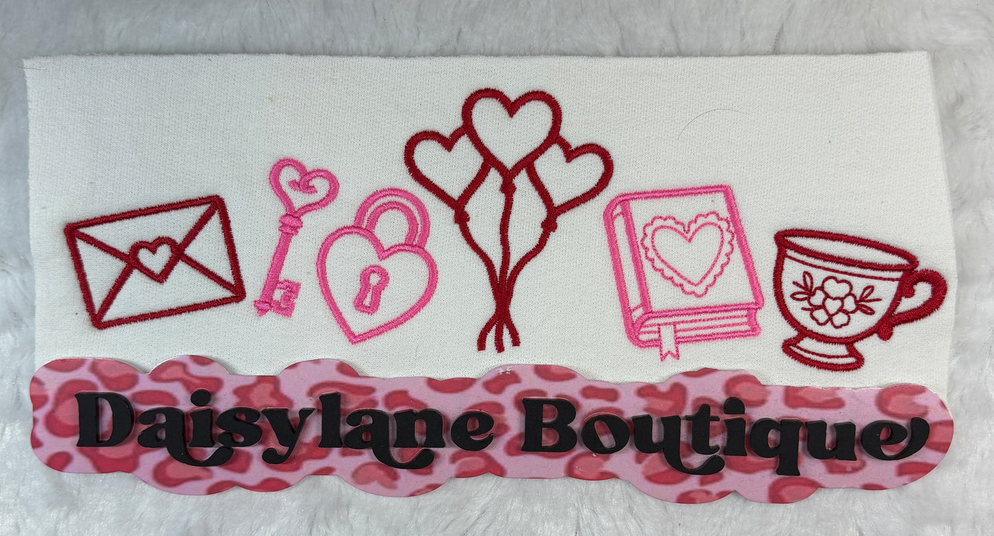 Valentines Doodles Embroidery