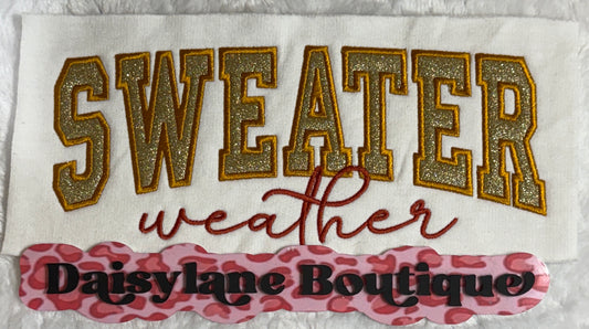 Sweater Weather Embroidery