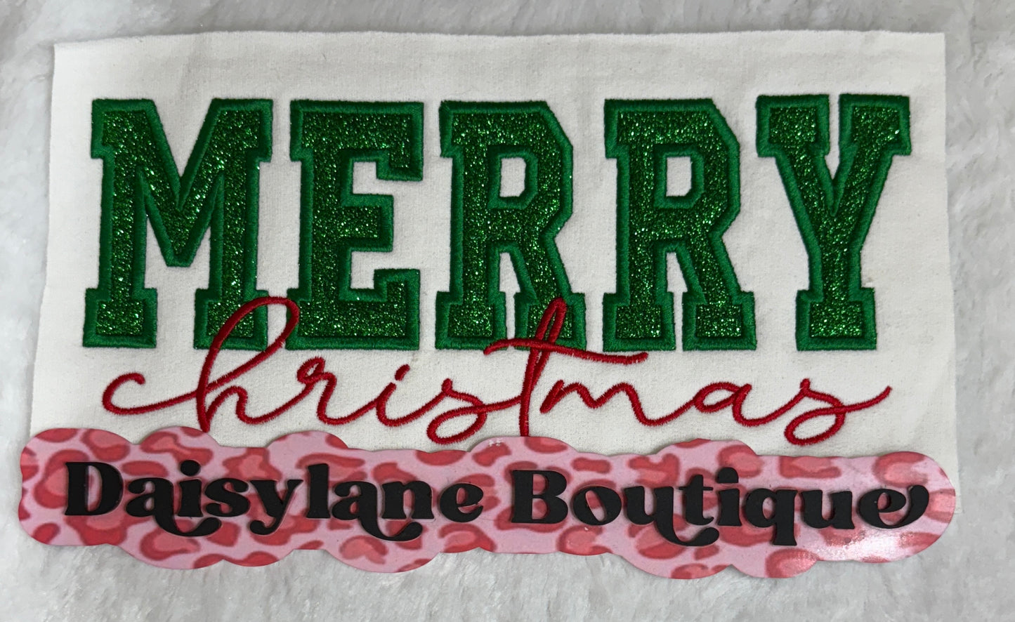 Merry Christmas Embroidery