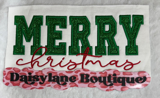 Merry Christmas Embroidery
