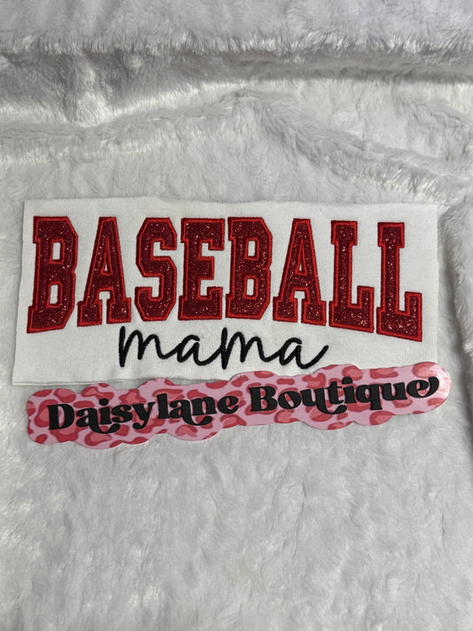 Baseball Mama Embroidery