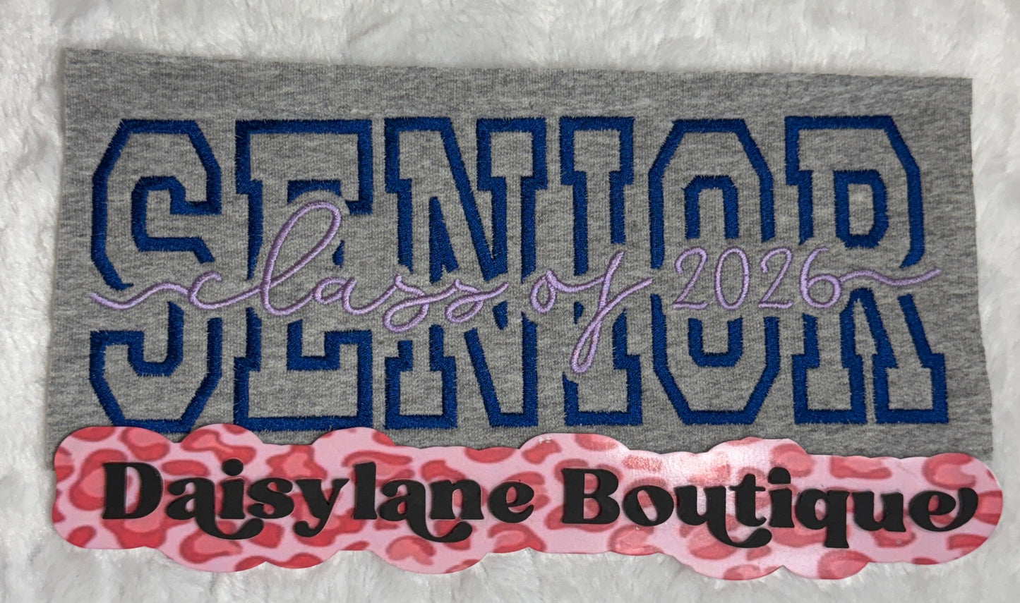Senior Class of 2026 Embroidery