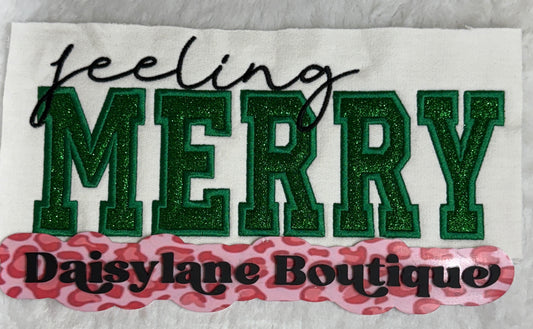 Feeling Merry Embroidery