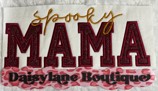 Spooky Mama Embroidery