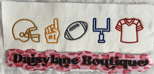 Football Icons Embroidery