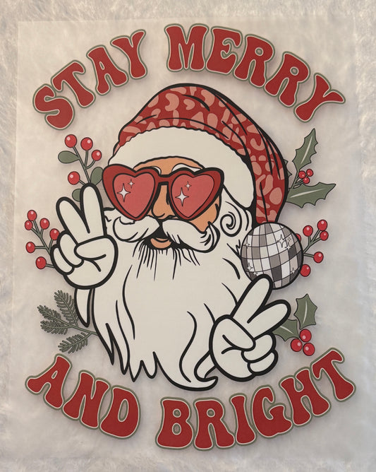 Stay Merry & Bright Santa