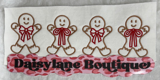 Gingerbread Men Embroidery