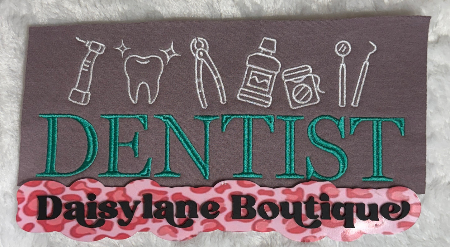 Dentist Embroidery