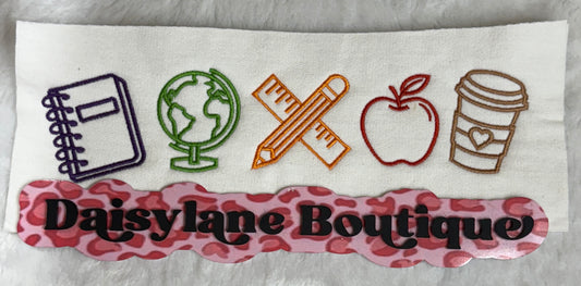 Teacher Icons Embroidery