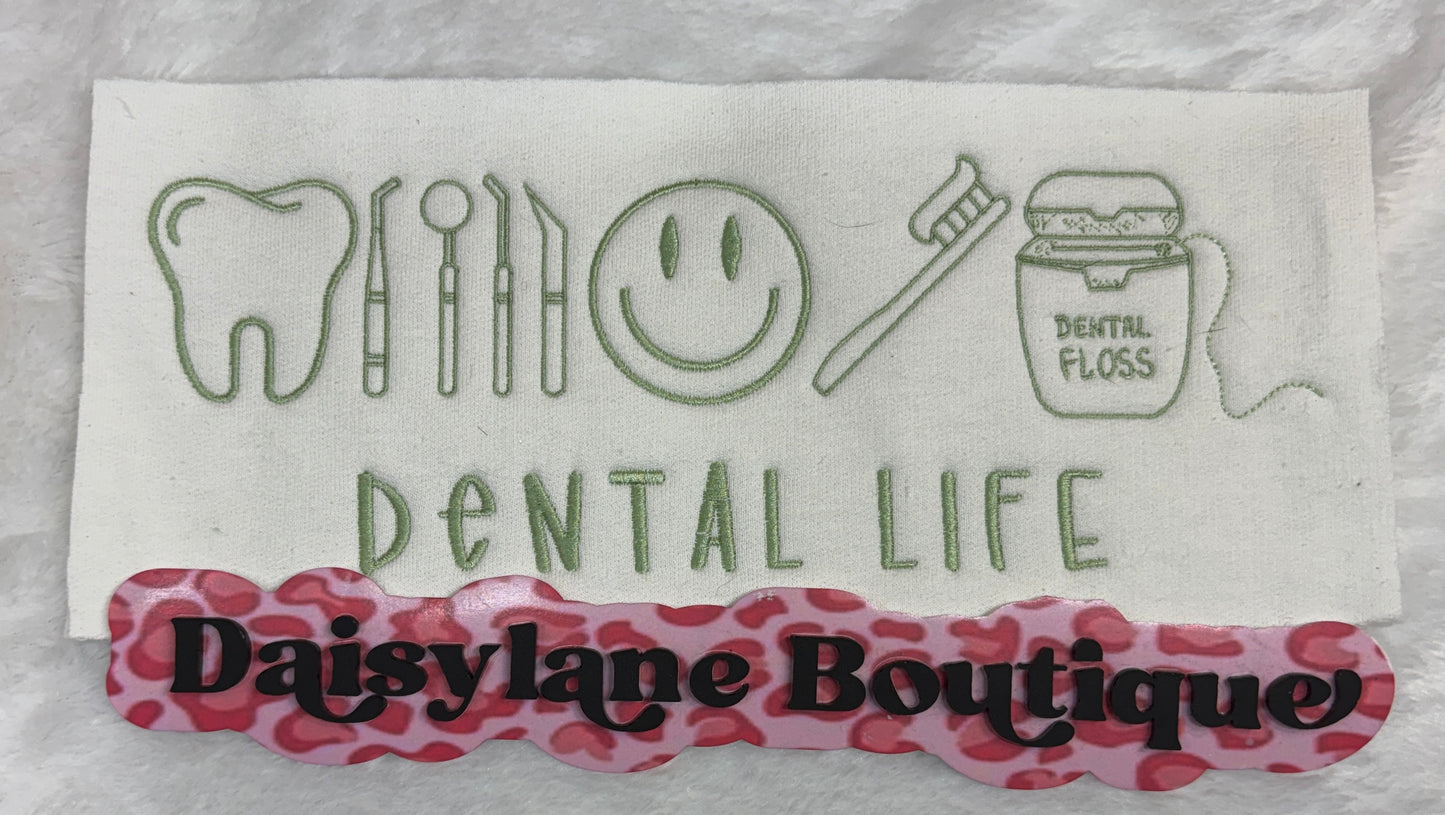Dental Life Embroidery