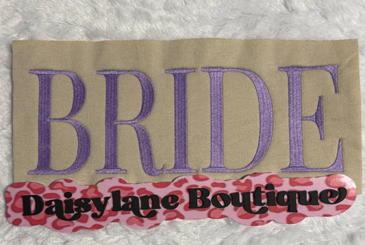 Bride Embroidery